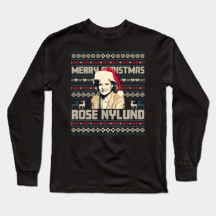 Rose Nylund Merry Christmas Long Sleeve T-Shirt